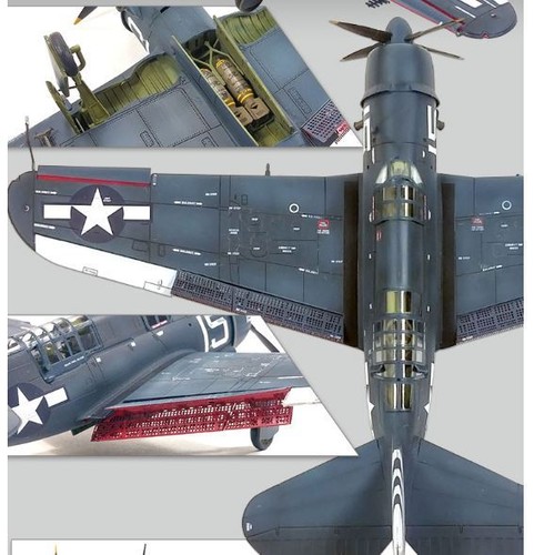 Academy US Navy SB2C-4 Operation Iceberg Plastic Model Kit 1/72 Limited 12545 - Picture 4 of 5