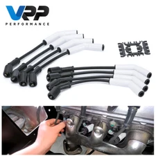 9070C Ceramic Boot Spark Plug Wires Set For Chevy GM 4.8L 5.3L 6.0L LS3 LS7 LT