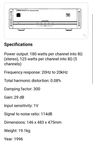 Carver AV-705x - Picture 5 of 5