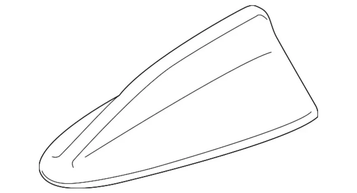 BMW Radio Antenna Cover 65209371345, BMW Genuine Antenna Cover 