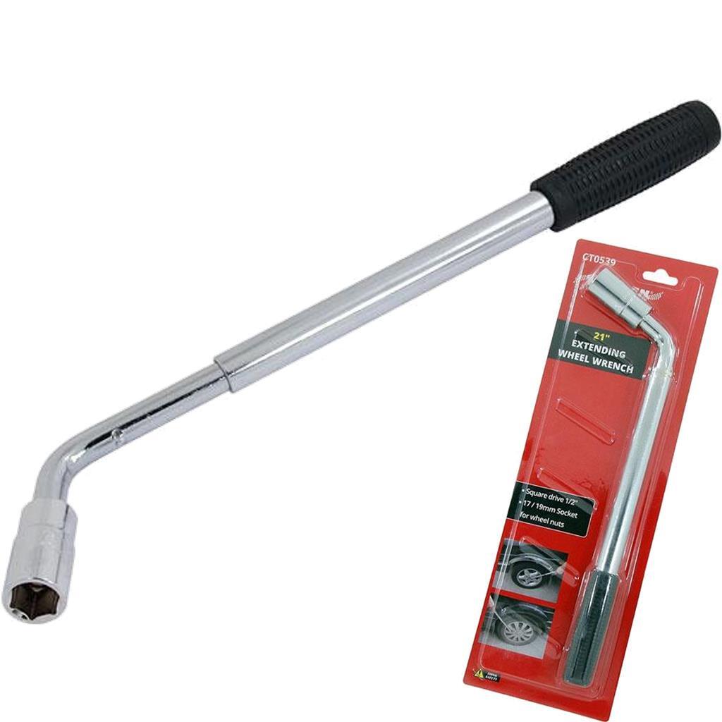 Neilsen Telescopic Extendable Wheel Master Wrench Socket Nut 21""