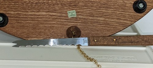 Vintage Goodwood Corningware Spice Of Life Cheese Board Tray and original Knife - Picture 5 of 5