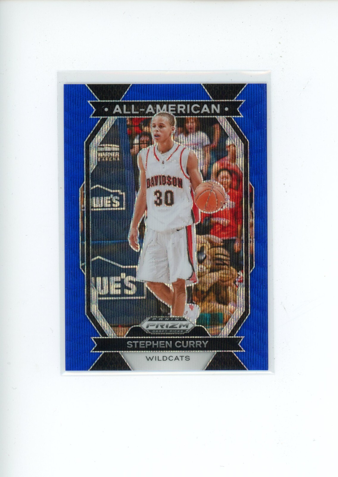 2024-25 Prizm Draft Stephen Curry #13 All-American Blue Wave Prizm 25/249