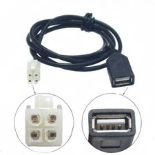 for Chery QQ/Tiggo/Chevrolet Lecheng/LOVA car audio USB to 4pin socket adapter