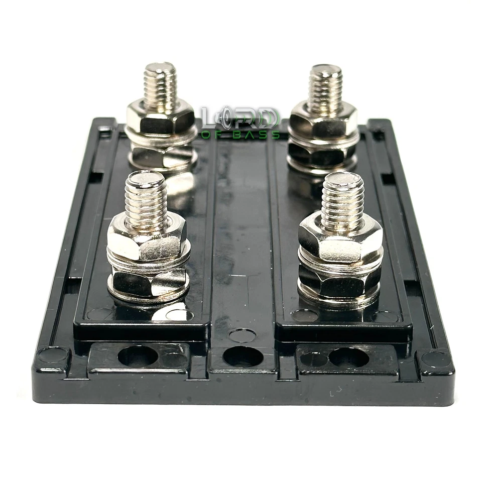 Lord of Bass Doble ANL Portafusibles Anillo Terminal Doble Calibre 1/0 O Calibre 4 Foto 2 de 4