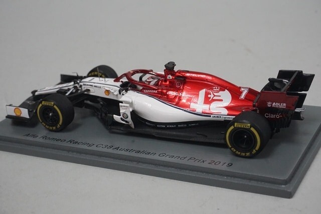 スパーク 1/43 F1 2019 Alfa Romeo Racing C38 1:43 SPARK S6073 Alfa Romeo Racing C38 Australian GP 2019 #7
