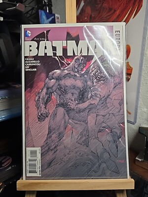 BATMAN EUROPA 1 COVER & ART JIM LEE STORY MATTEO CASALI BRIAN AZZARELLO 2015 .