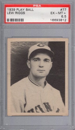 1939 Lew Riggs #77