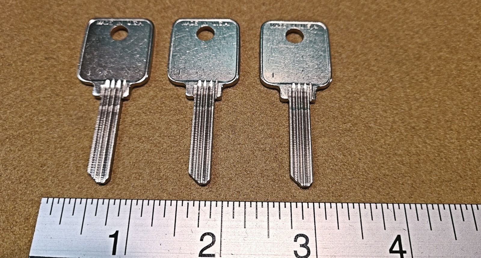 Generic Medeco key uncut key blanks qty of 3 for 1 price New eBay