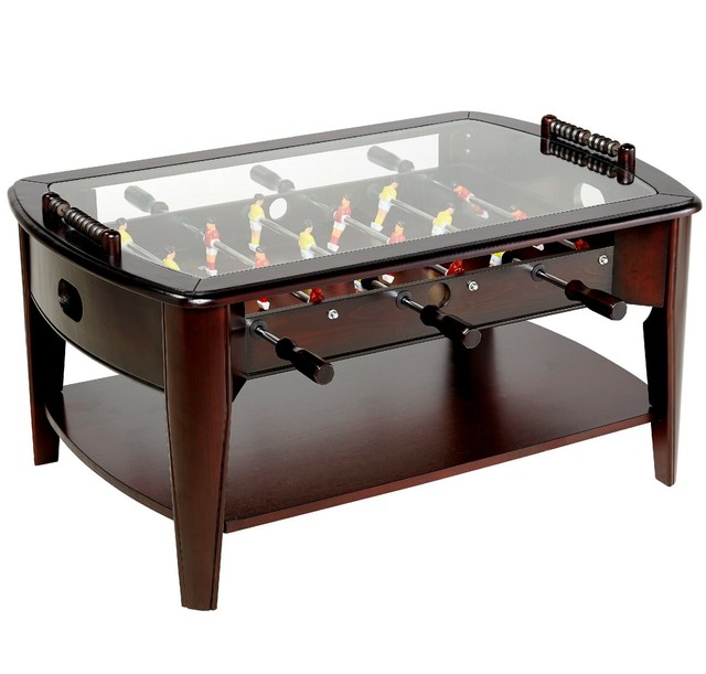 Mini Foosball Coffee Table / This foosball coffee table : mildlyinteresting / Playing foosball is basically an art that you will never get bored of.