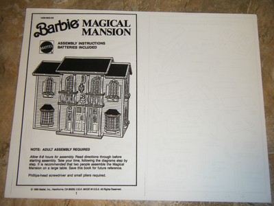 barbie magical mansion