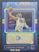 2022-23 Contenders Optic Jonathan Kuminga Perennial Contenders Auto Blue /75