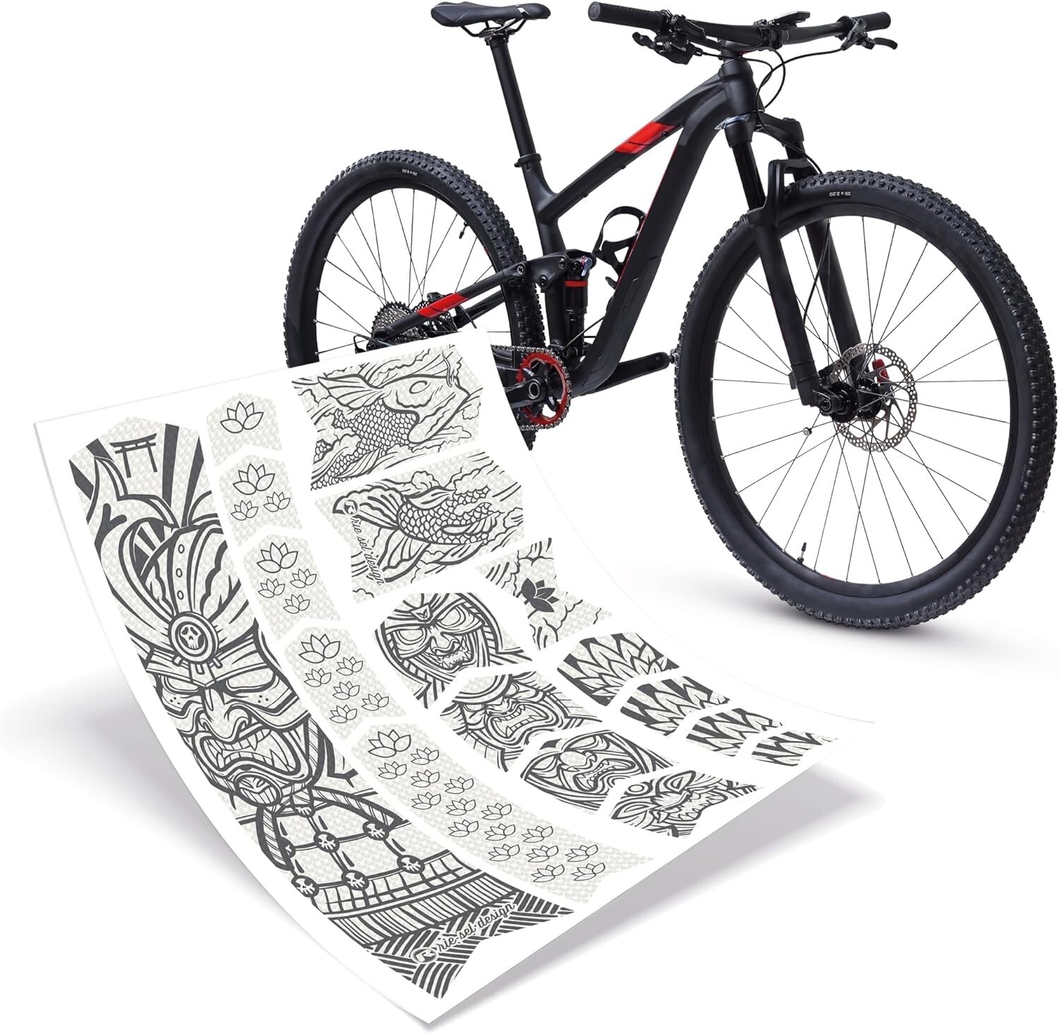 Рамка Riesel Design Fahrrad RahmenschutzfolieЛента 3000 Stylische Schutz-Set f 4990₽