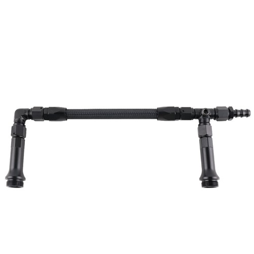 Braided AN6 Dual Feed Carb Fuel Line Double Pump for 4150 Holley Carburetor - Afbeelding 7 van 10