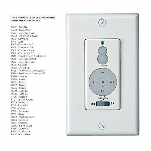 Minka Aire Control Wall WCS212 3-Speed 