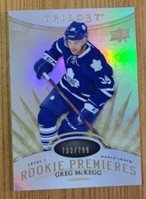 2014-15 UD Trilogy Rookie Premieres #105 Greg McKegg 733/799