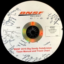 Burlington Northern Santa Fe Big Sandy Sub Team Manual - PDF Pages on DVD