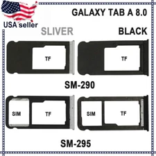 SIM TF SD Card Tray Slot Holder +PIN For Samsung Galaxy Tab A 8.0 SM-T290 T295