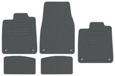 Velours Fußmatten für Porsche Taycan ab Bj. 2019 Automatten Passend GRAU STD 4+1