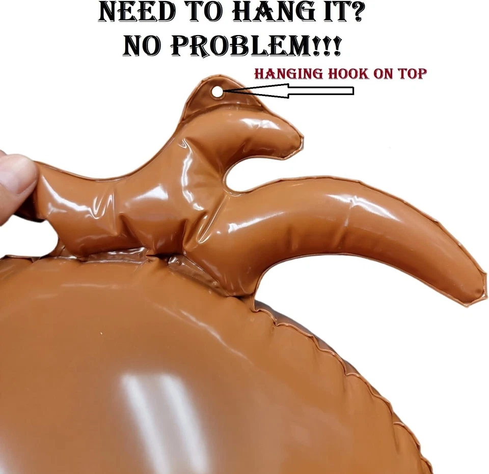 Enorme mono inflable (vinilo) de 65" (más de 5 pies) de alto divertido animal de la selva Foto 2 de 4