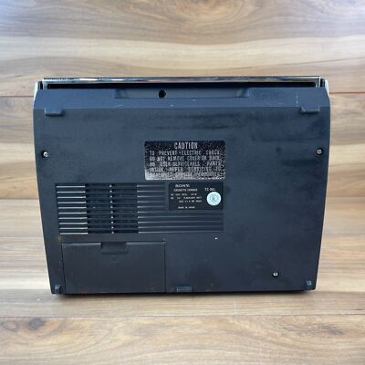 Vintage Sony TC-96L Cassette Corder Player / Recorder Black