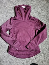 The North Face Womens Cowl Neck Sweatshirt Maroon XS B8