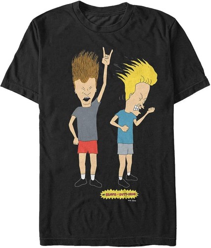 Beavis and Butthead Black Headbanger Tshirt