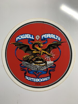 スケートボード Powell Peralta Vtg Skateboard Sticker Vintage Powell Peralta Skateboard Sticker Circa 1981 NOS Original