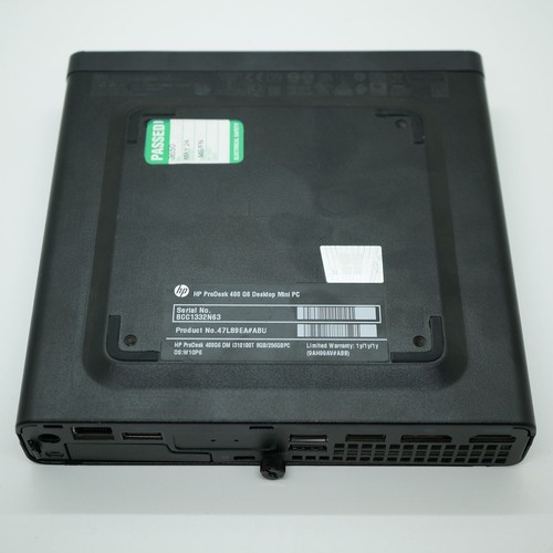 HP ProDesk 400 G6 Mini - i3 10e génération 8 Go DDR4 256 Go NVMe WiFi Win11 Pro noir - Photo 4/4