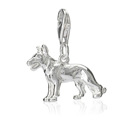 Quiges Charm Anhänger Hund - Versilbert Für Bettelarmbänder