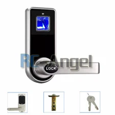 Electronic Digital Smart Biometric Fingerprint Door Lock Security Entry W/ 2 Key