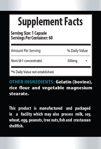 Morinda - NONI EXTRACT 500mg - Härtet das Immunabwehrsystem - 2 Flaschen - Bild 2 von 12