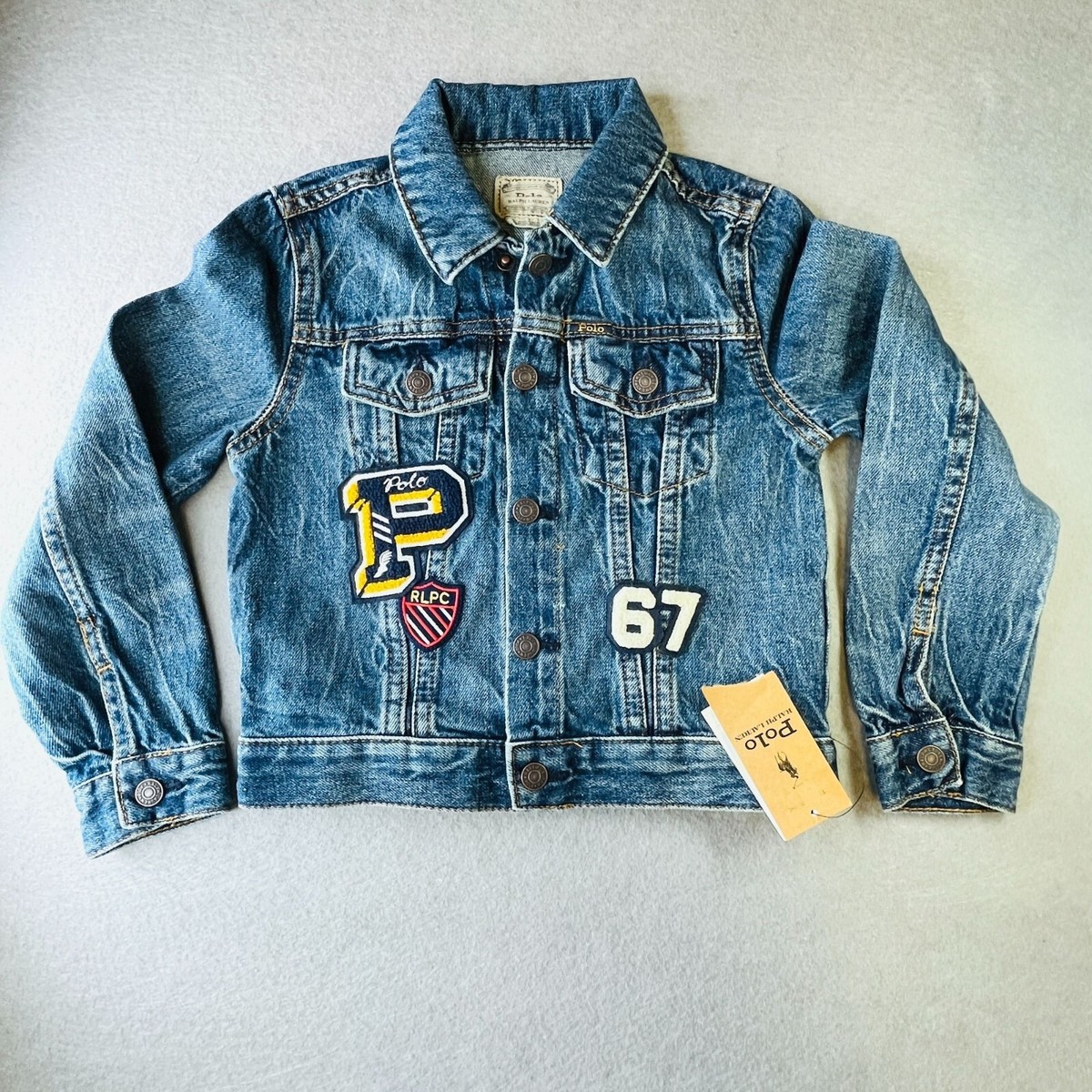 Polo Ralph Lauren Denim Trucker Jacket Size 6 Youth Polo Ralph Lauren Denim Trucker Jacket Size 6 Youth