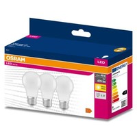 3Er Pack Osram E27 Led Leuchtmittel Value Class Matt 4,9W Wie 40W Warmweiß