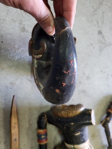 Puppet Indonesienne Javanese Wayang Golek Of 90 CM High to Be Restored - Picture 20 of 20