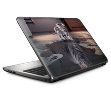 Universal Laptop Skins Wrap for 14" - Kitten Reflection of Lion