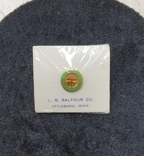 Vintage Collectible American Institute of Chemists lapel pin made by L.G. Balfou - Picture 2 of 3
