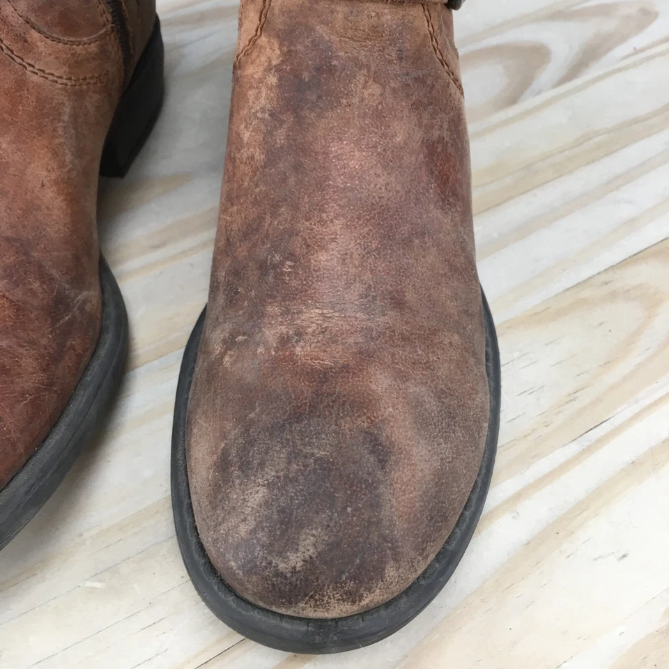 Eric Michael Botas Mujer 40 Altas Montar Marrón Hasta la Rodilla Informales Cremallera Lateral Bloque Foto 4 de 4