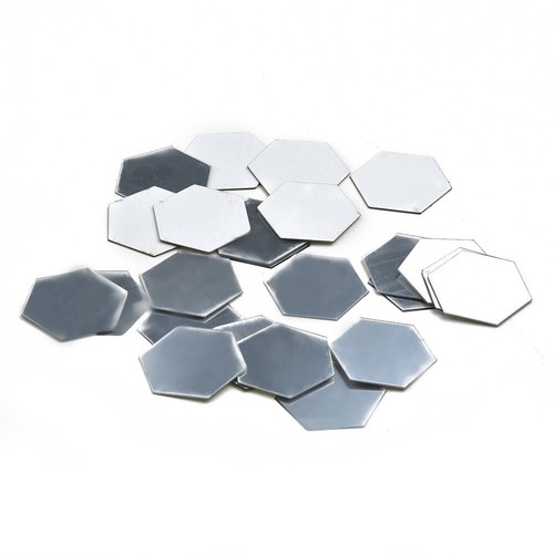 24 X Hexagon Spiegel Wandspiegel Selbstklebend Spiegelfliesen Wand Dekoration - Bild 8 von 12
