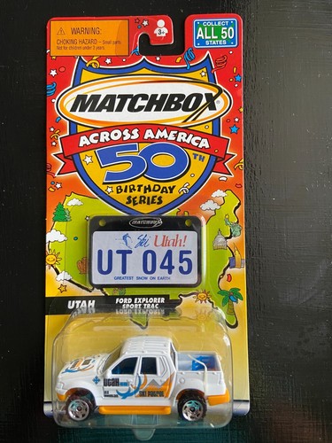 Coches de 50 cumpleaños Mattel Matchbox Across America Hawaii UT NY AK VT RI GA Pick - Imagen 46 de 61