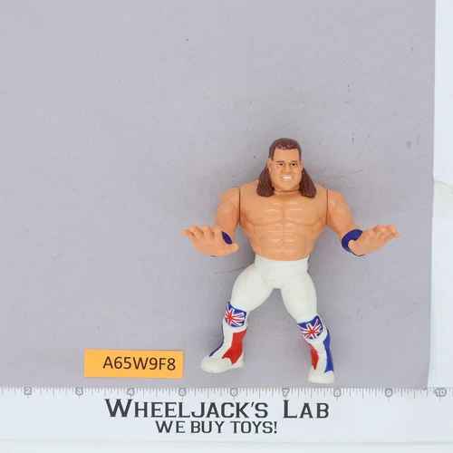 British Bulldog 100% Complete WWF WWE Wrestling 1991 Hasbro Action Figure