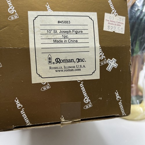Vintage Roman Inc. 10” St. Joseph Figure 2001 - Picture 5 of 6