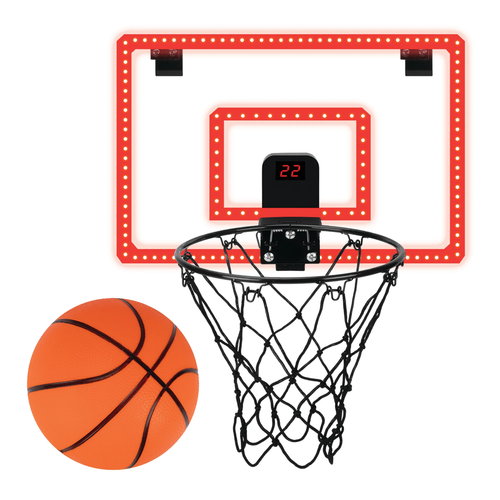 Over-The-Door Basketball Hoop, Indoor Sports Game, Battery-Powered, for All Ages