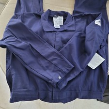 NEW Men's Steelguard CAT2 NFPA 2112 FR Flame Resistant Coveralls Blue Sz 48R