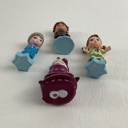 Disney Animator's Collection Littles Frozen Movie Mini Figures Anna Elsa Olaf - Picture 6 of 6