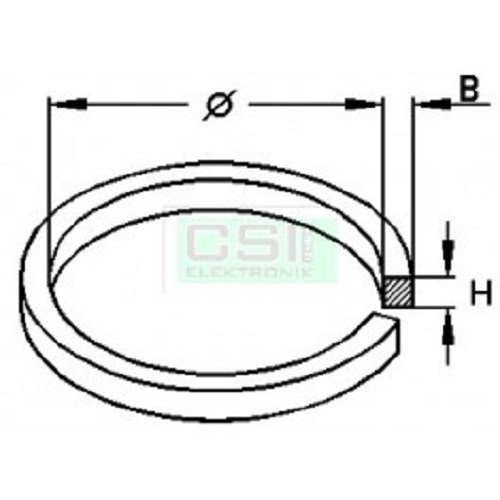 6 Pièces Courroie pour Tapdeck 20, 25, 30 X 1,5 MM - Photo 3/3
