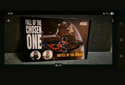 LEGO Star Wars MOC Diorama 'Fall of the Chosen One'