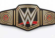 WWE World Heavyweight Championship Customise Title Belt Full Size Adult Black