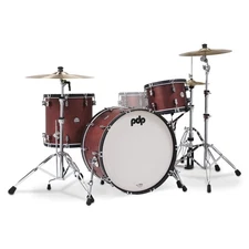 PDP Concept Classic Series 3-Piece Maple Shell Pack, Ox Blood w/Ebony Hoops