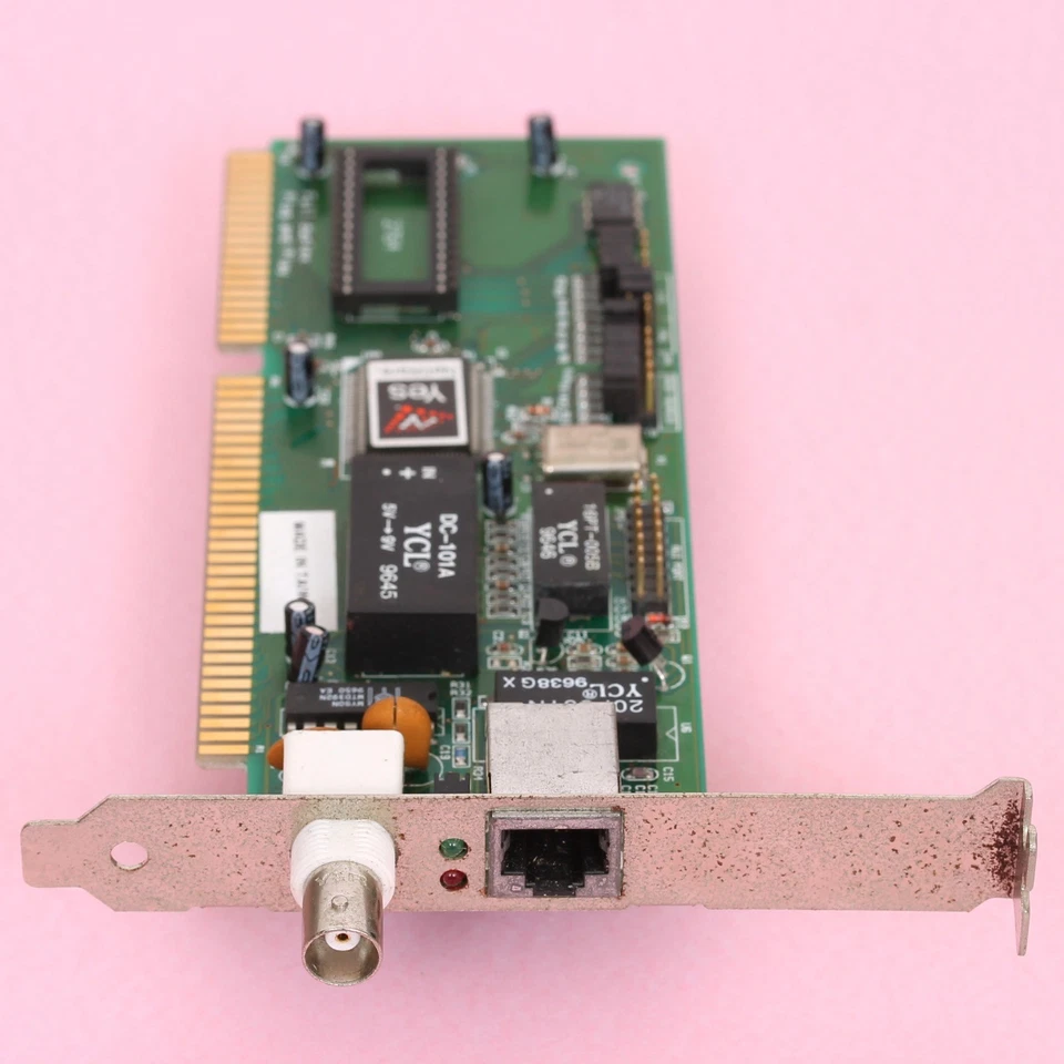 NE2000 Compatible 16 Bit ISA PNP/Jumpered Ethernet Network Card RJ45 + Coax - Image 4 of 4